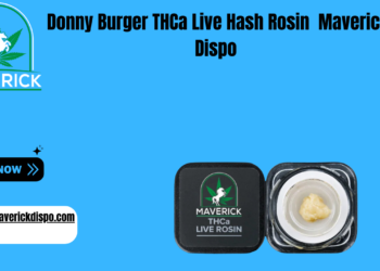 Donny Burger THCa Live Hash Rosin Maverick Dispo